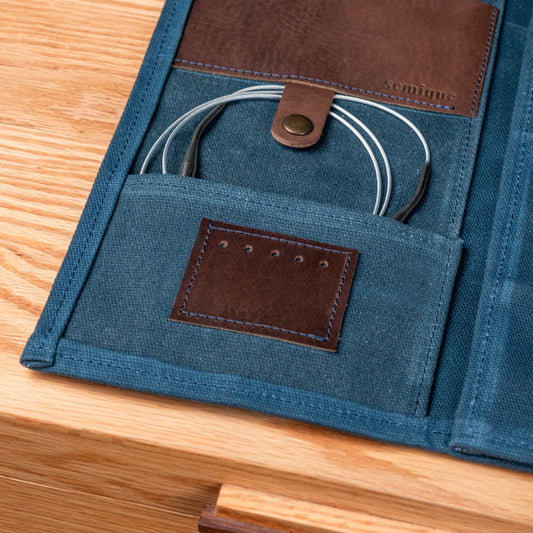 Knitting Accessories Organizer / Midnight Blue