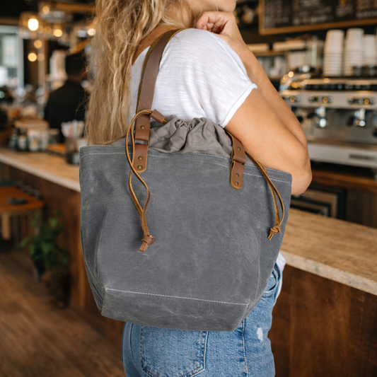 Knitting Bag / Medium / Ash Gray