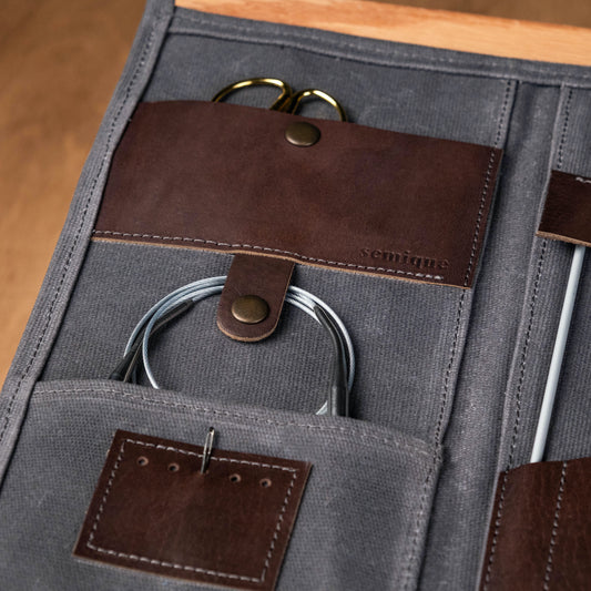 Knitting Accessories Organizer / Ash Gray