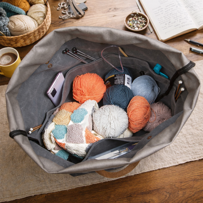 Knitting Bag / Medium / Midnight Blue