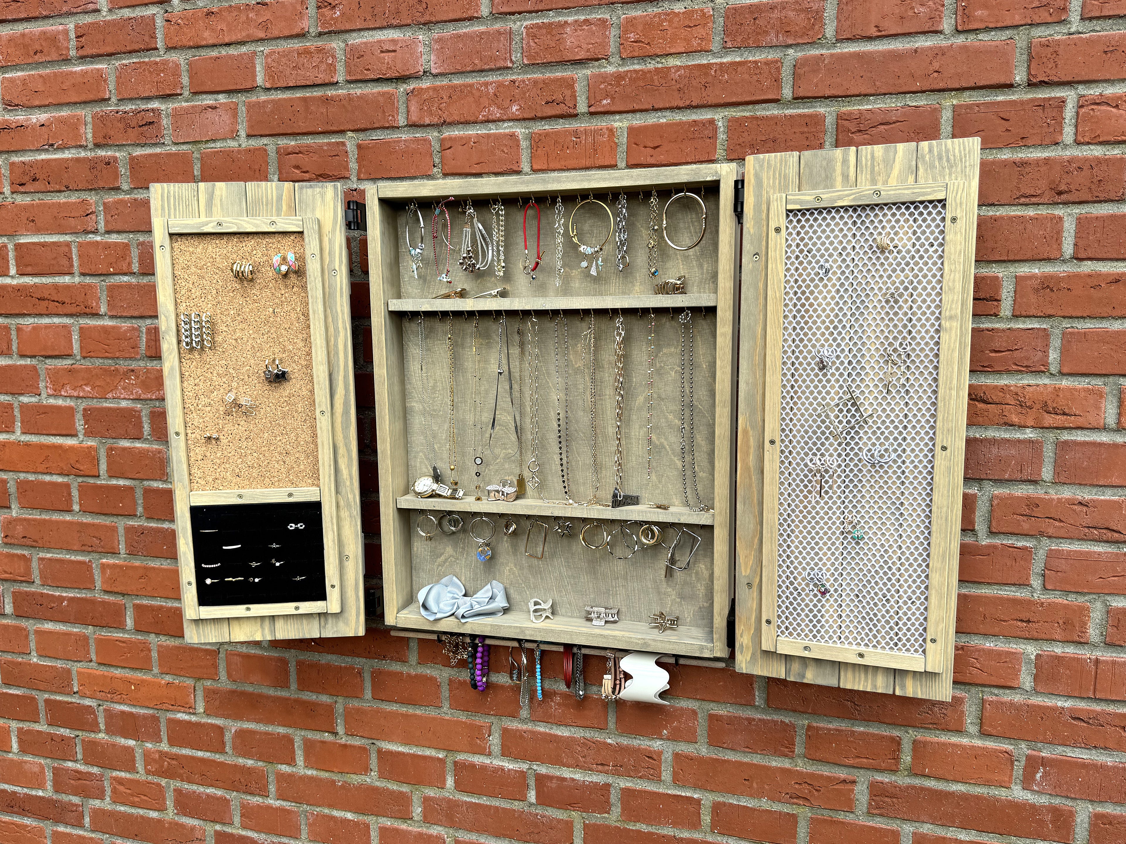 Jewelry Armoire // Wall Mounted