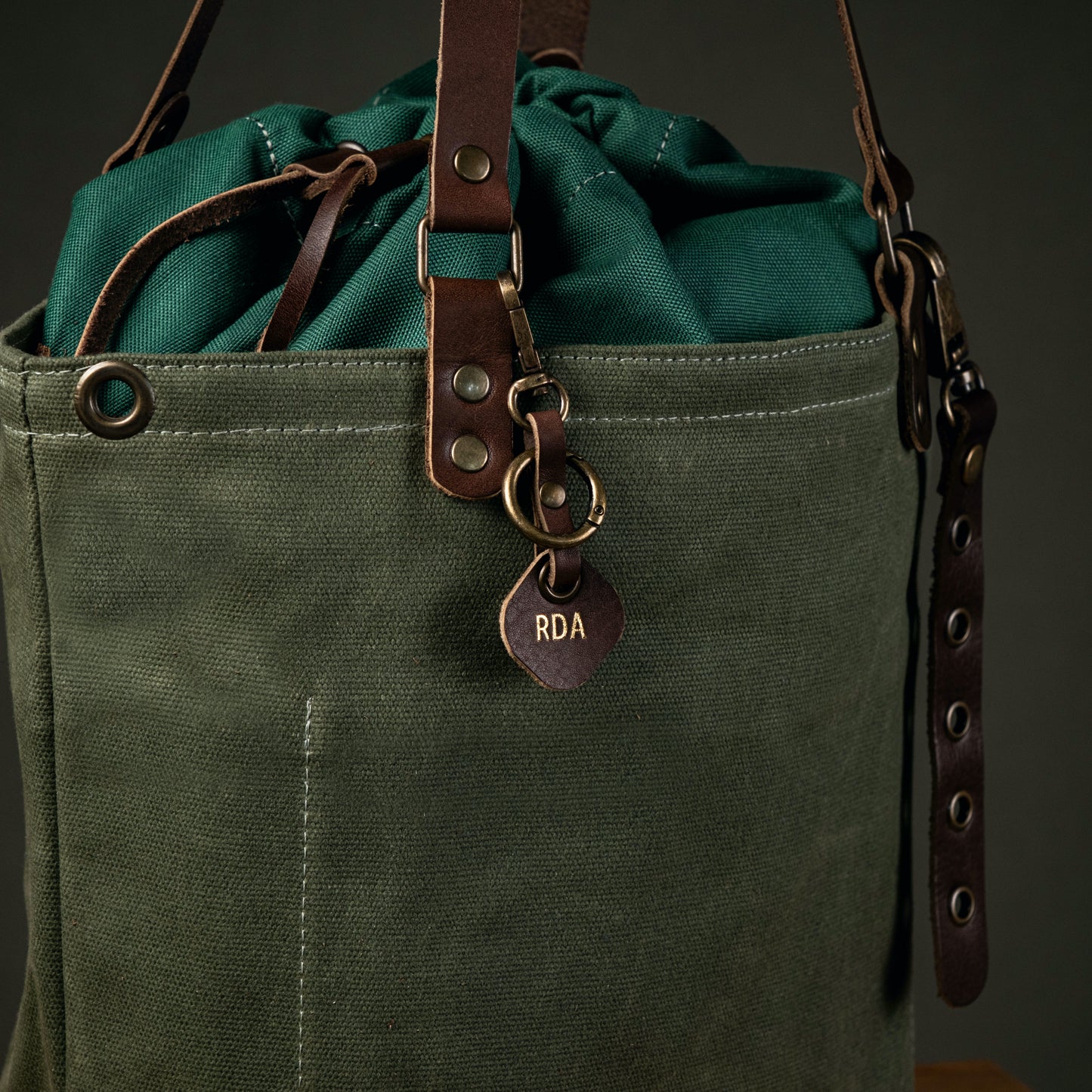 Knitting Bag / Medium / Forest Green