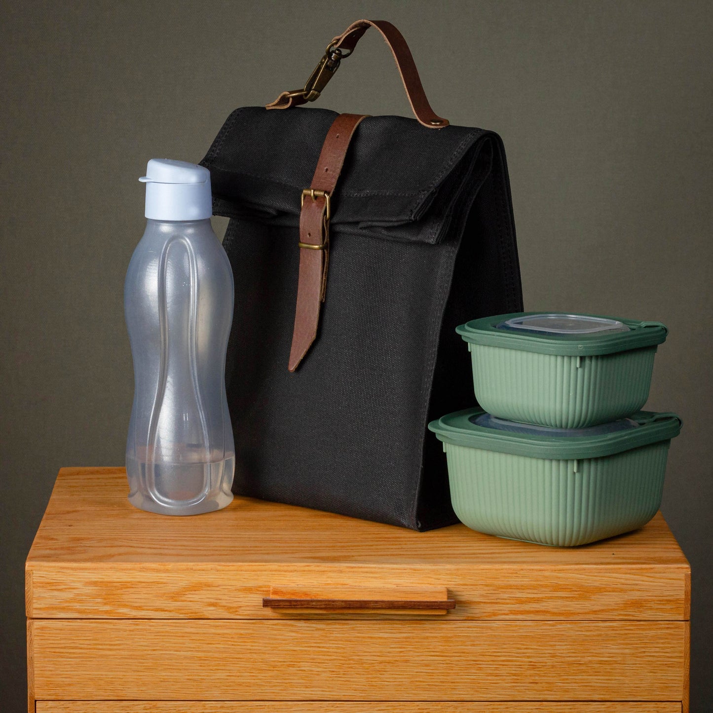 Lunch Bag / Asphalt Black