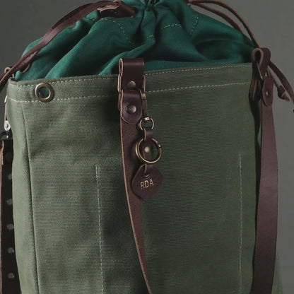 Knitting Bag / Medium / Forest Green